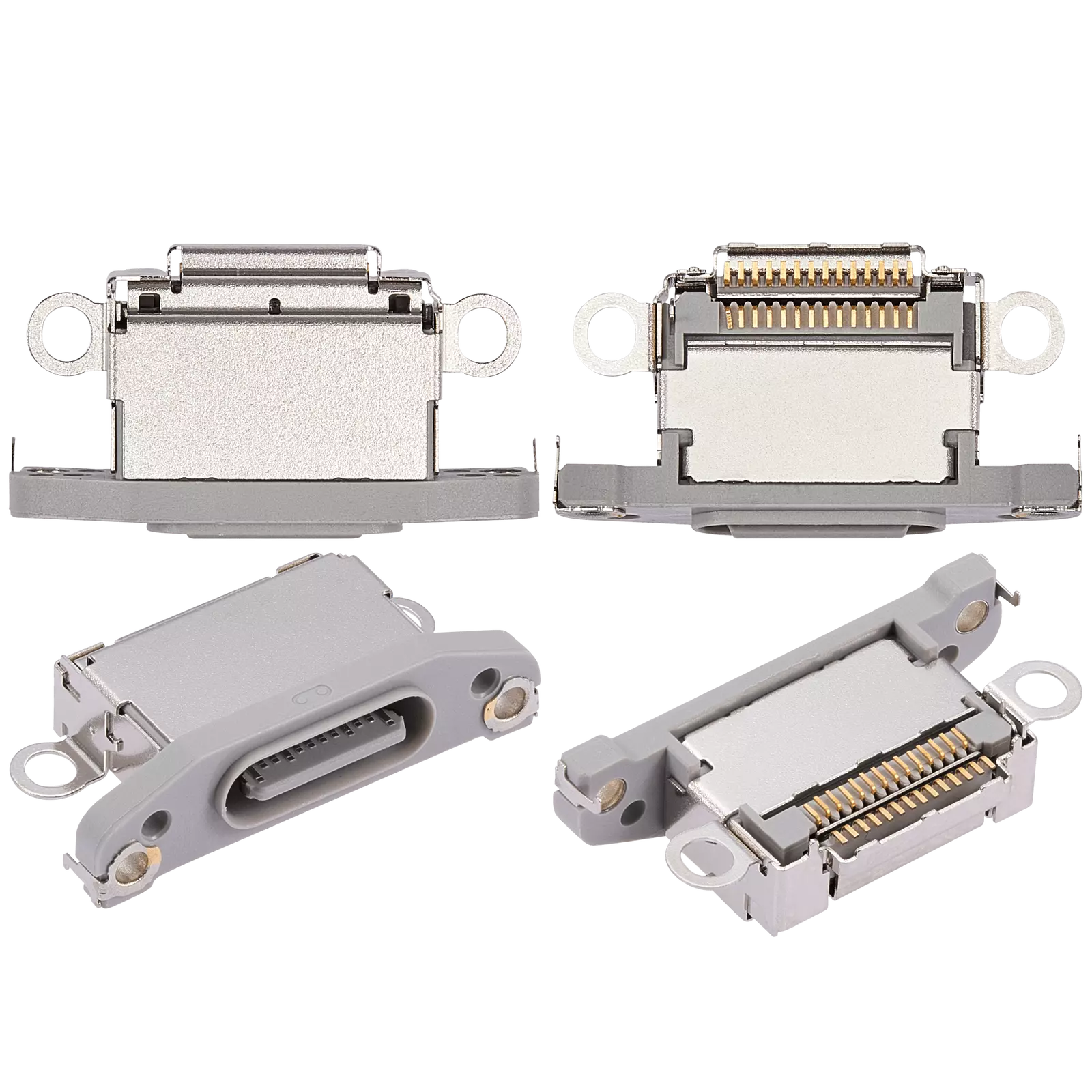 Charging Port Connector for iPhone 15 Pro / 15 Pro Max-White Charging Port Connector for iPhone 15 Pro / 15 Pro Max-White
